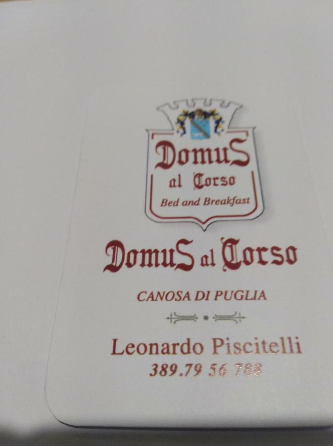 Domus Al Corso Con Servizio B&B Canosa di Puglia Exterior foto